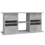 Supporto per acquario in cemento grigio 121x41x58 cm in legno ingegnerizzato