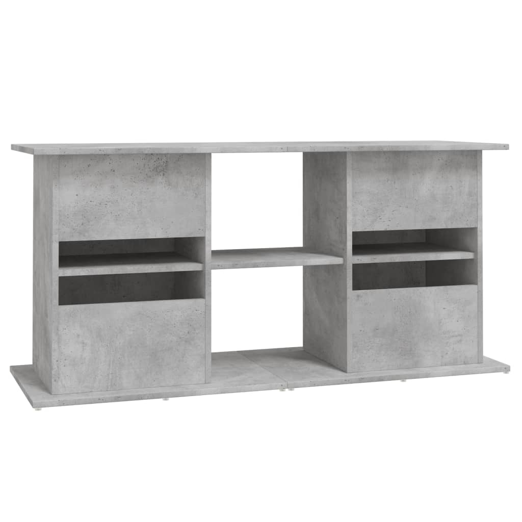 Supporto per acquario in cemento grigio 121x41x58 cm in legno ingegnerizzato