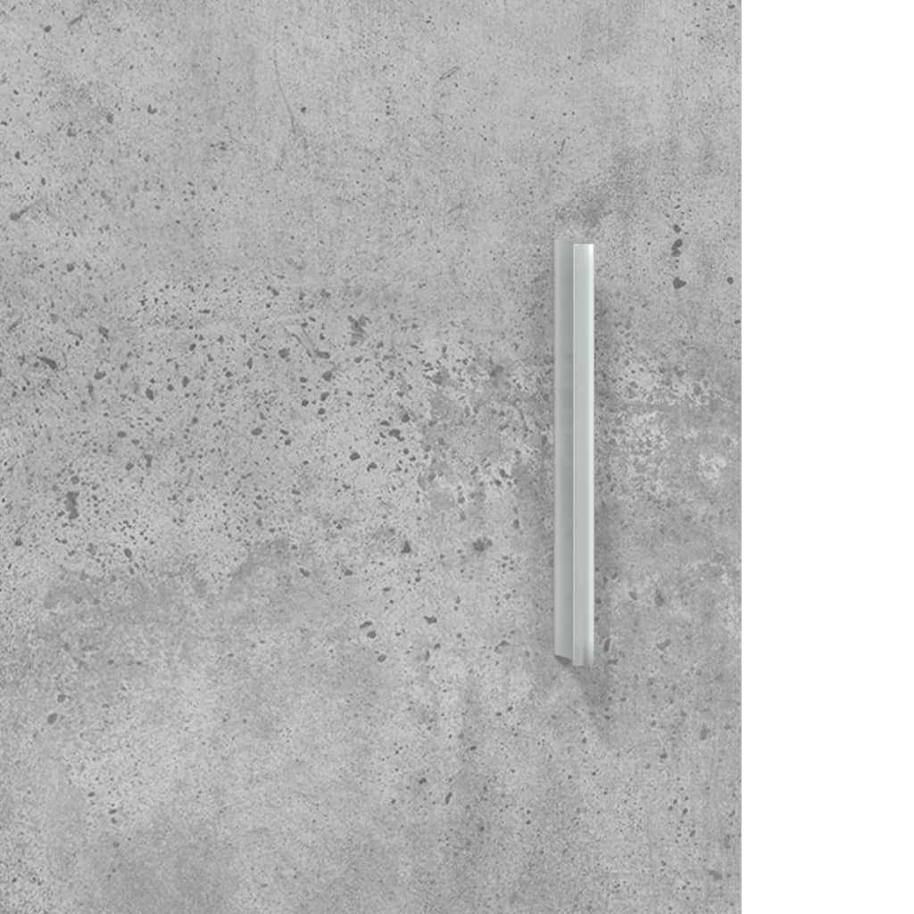 Supporto per acquario in cemento grigio 121x41x58 cm in legno ingegnerizzato