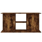Supporto Acquario 121x41x58 cm in Legno Multistrato Rovere Fumo