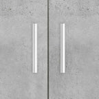 Supporto per acquario in cemento grigio 81x36x73 cm in legno ingegnerizzato