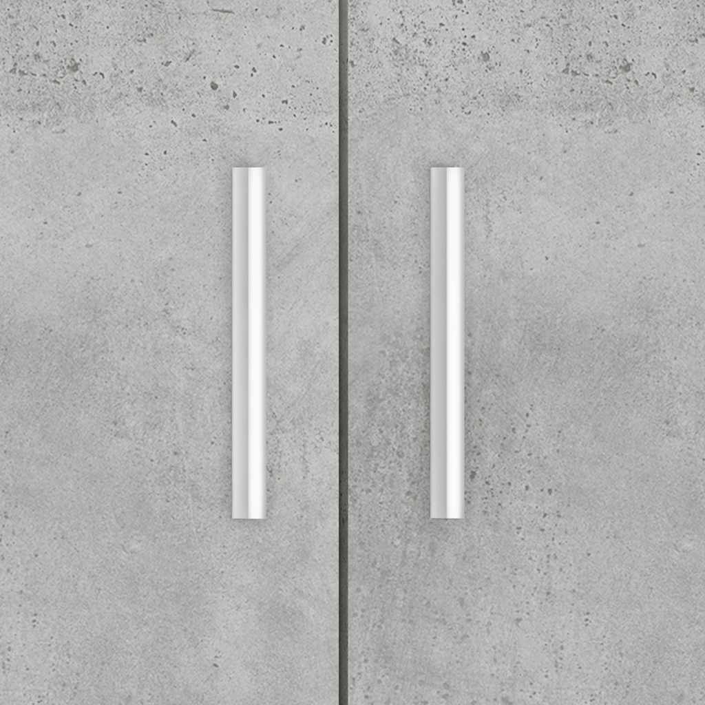 Supporto per acquario in cemento grigio 81x36x73 cm in legno ingegnerizzato