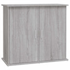 Supporto Acquario 81x36x73cm in Legno Multistrato Grigio Sonoma