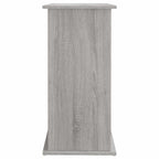 Supporto Acquario 81x36x73cm in Legno Multistrato Grigio Sonoma