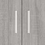 Supporto Acquario 81x36x73cm in Legno Multistrato Grigio Sonoma