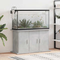 Supporto per acquario in cemento grigio 101x41x58 cm in legno ingegnerizzato
