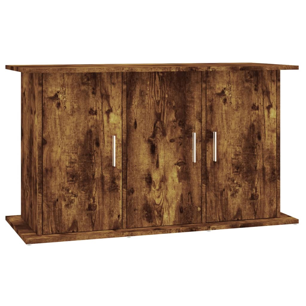 Supporto Acquario 101x41x58 cm in Legno Multistrato Rovere Fumo
