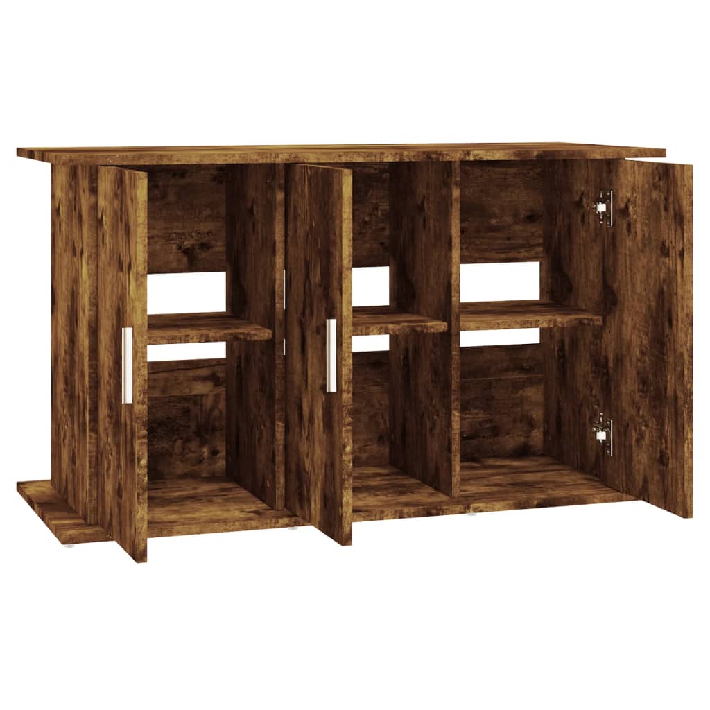 Supporto Acquario 101x41x58 cm in Legno Multistrato Rovere Fumo