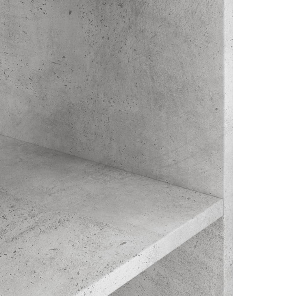 Supporto per acquario in cemento grigio 60,5x36x72,5 cm in legno ingegnerizzato