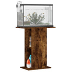 Supporto Acquario 60,5x36x72,5 cm Legno Multistrato Rovere Fumo