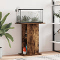Supporto Acquario 60,5x36x72,5 cm Legno Multistrato Rovere Fumo