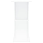 Supporto per acquario bianco 75x36x72,5 cm in legno ingegnerizzato