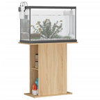 Supporto per acquario in rovere Sonoma 75x36x72,5 cm in legno ingegnerizzato