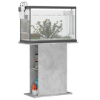 Supporto per Acquario 75x36x72,5 cm Multistrato Grigio Cemento