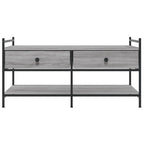Tavolino da Salotto Grigio Sonoma 99x50x50 cm Legno Multistrato