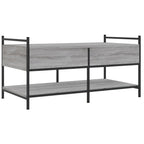 Tavolino da Salotto Grigio Sonoma 99x50x50 cm Legno Multistrato