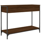 Tavolo Consolle Rovere Marrone 100x34,5x75 cm Legno Multistrato