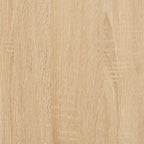 Tavolo Consolle Rovere Sonoma 100x25x75 cm in Legno Multistrato