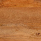 Tavolino da Salotto Marrone e Nero 100x54x40 cm Legno di Mango