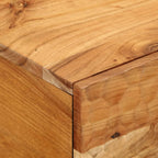 Tavolino da Salotto 80x50x40 cm Legno Massello di Acacia