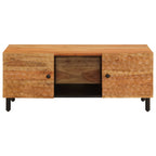 Tavolino 100x54x40 cm in Legno Massello di Acacia