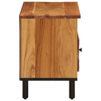 Mobile Porta TV 80x33x46 cm in Legno Massello di Acacia