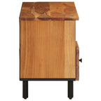 Mobile Porta TV 100x33x46 cm in Legno Massello di Acacia