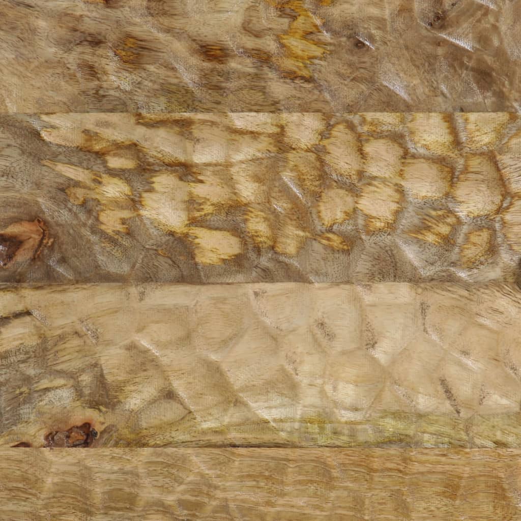 Tavolino da Salotto 80x50x40 cm Legno Massello di Mango