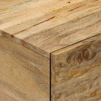 Tavolino da Salotto 80x50x40 cm Legno Massello di Mango