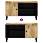 Mobile Porta TV 80x31x46 cm in Legno Massello di Mango