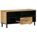 Mobile Porta TV 100x33x46 cm in Legno Massello di Mango