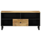 Mobile Porta TV 100x33x46 cm in Legno Massello di Mango