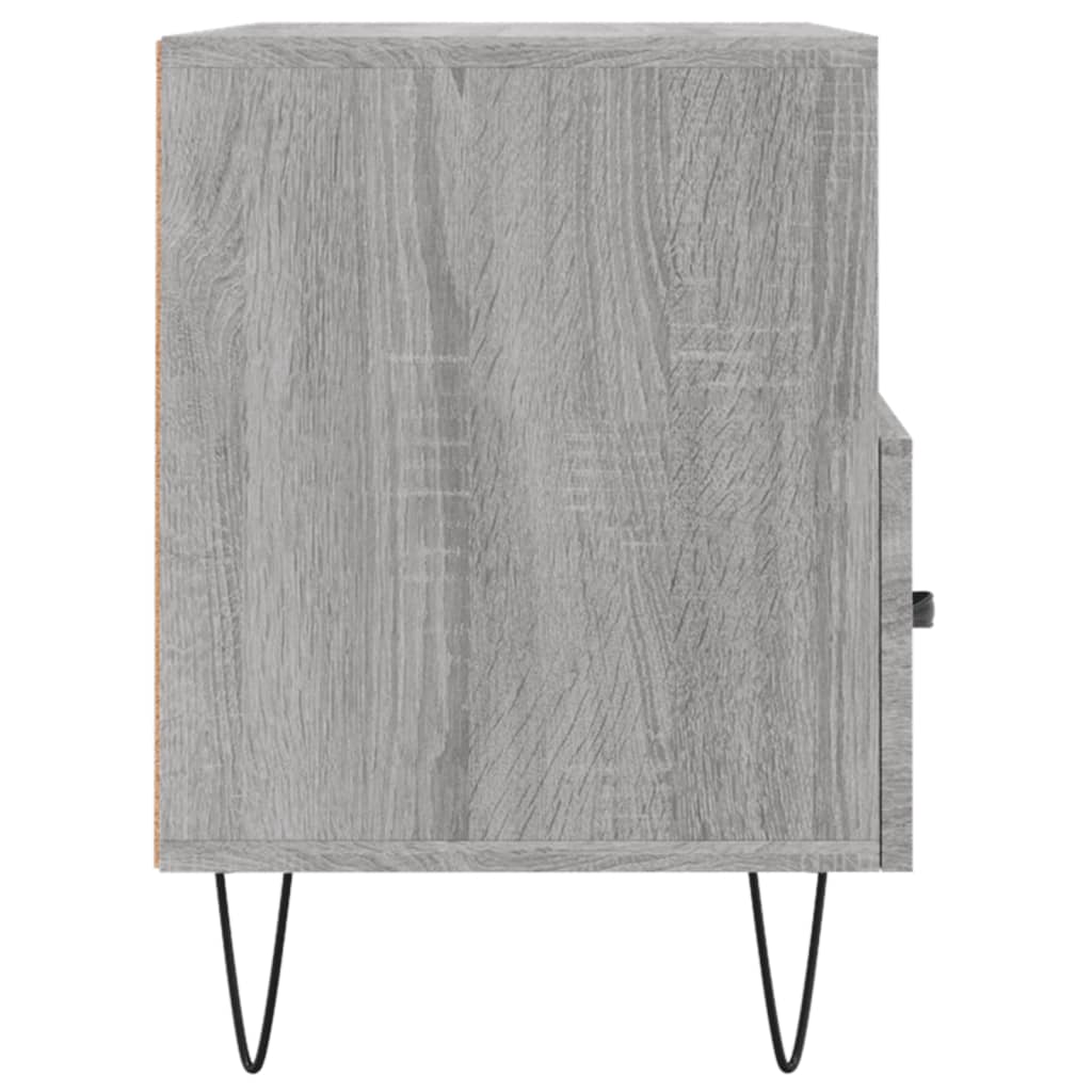 Mobile Porta TV Grigio Sonoma 80x36x50 cm in Legno Multistrato