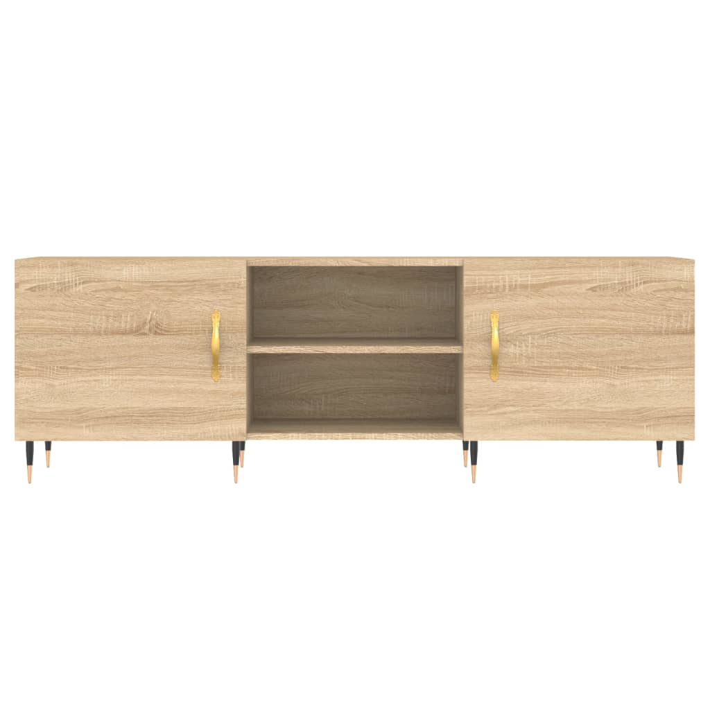 Mobile Porta TV Rovere Sonoma 150x30x50 cm in Legno Multistrato