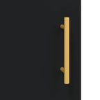 Mobile Porta TV Nero 150x30x50 cm in Legno Multistrato