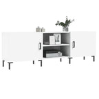Mobile Porta TV Bianco 150x30x50 cm in Legno Multistrato