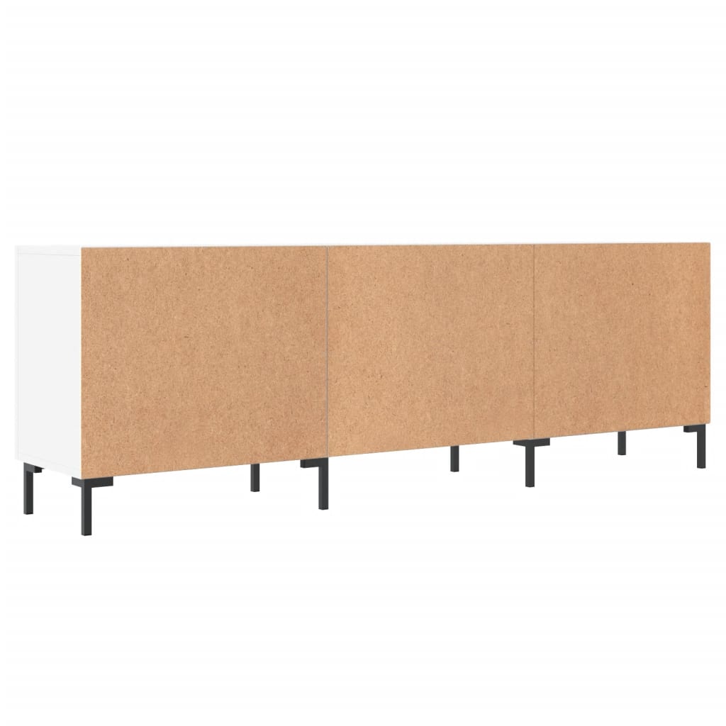 Mobile Porta TV Bianco 150x30x50 cm in Legno Multistrato