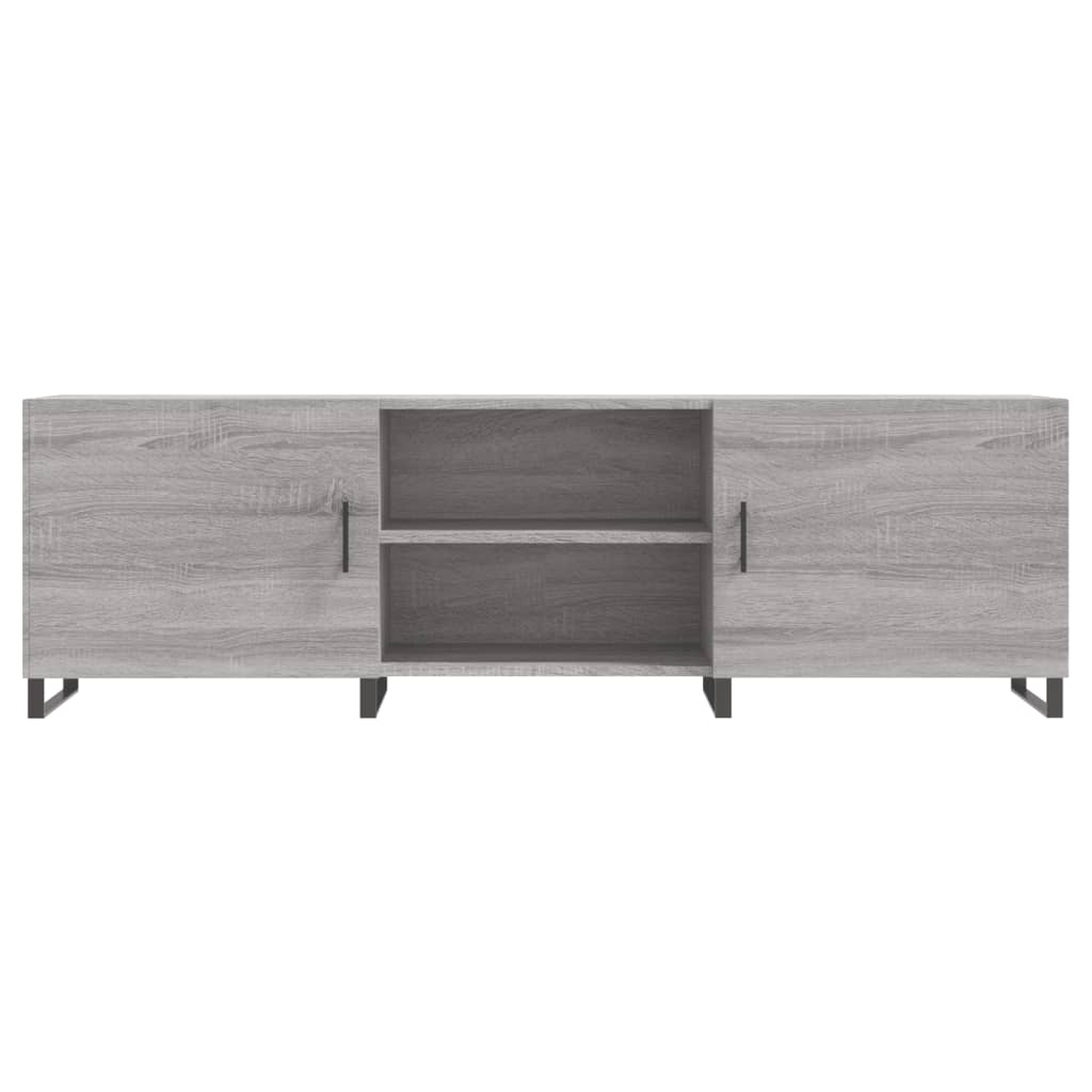 Mobile Porta TV Grigio Sonoma 150x30x50 cm in Legno Multistrato