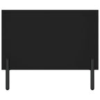 Tavolino da Salotto Nero 102x50x40 cm in Legno Multistrato