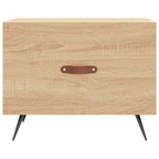 Tavolino da Salotto Rovere Sonoma 50x50x40 cm Legno Multistrato