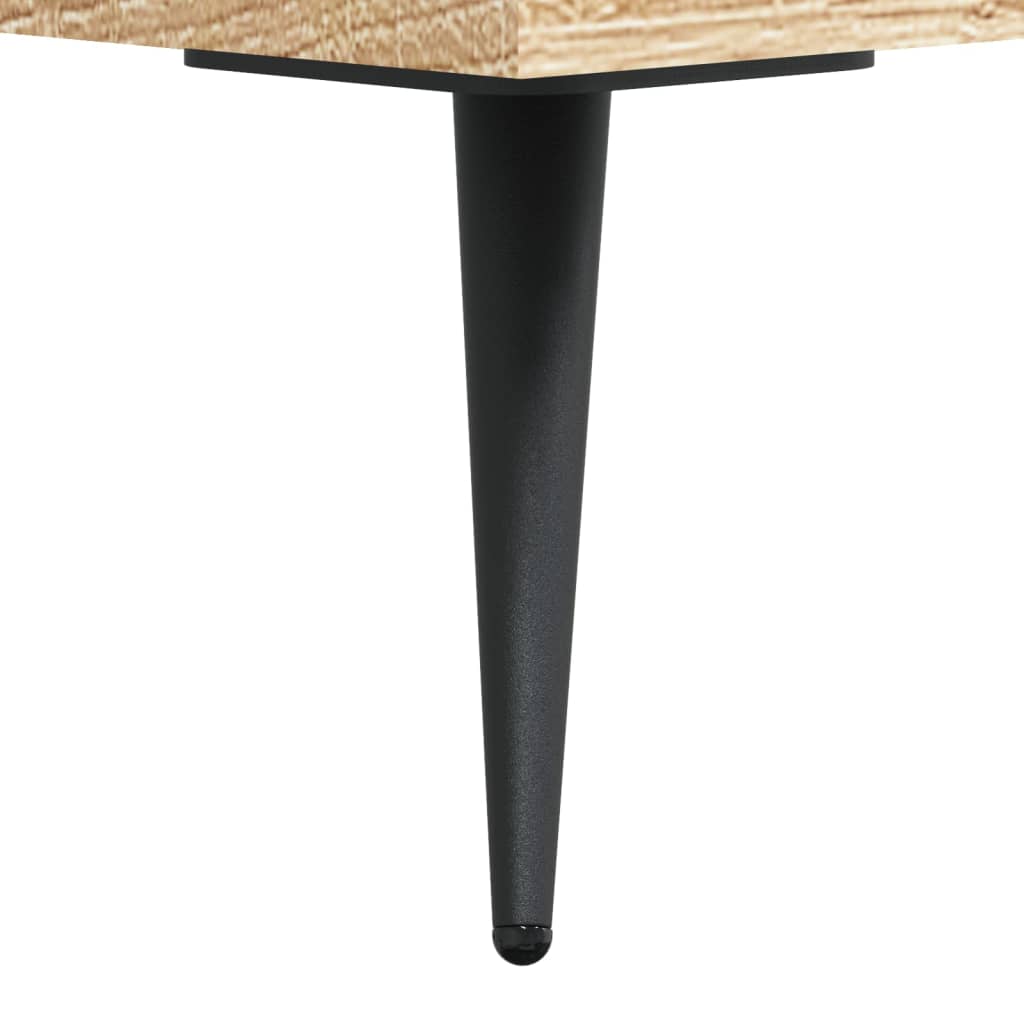 Tavolino da Salotto Rovere Sonoma 50x50x40 cm Legno Multistrato