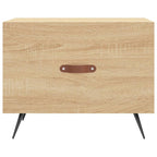 Tavolini Salotto 2pz Rovere Sonoma 50x50x40cm Legno Multistrato