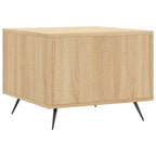Tavolini Salotto 2pz Rovere Sonoma 50x50x40cm Legno Multistrato