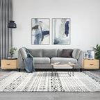 Tavolini Salotto 2pz Rovere Sonoma 50x50x40cm Legno Multistrato