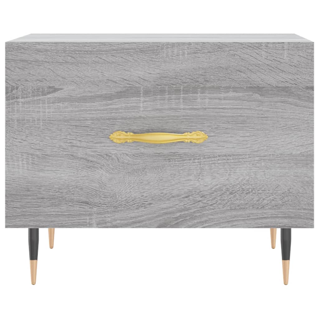 Tavolino da Salotto Grigio Sonoma 50x50x40 cm Legno Multistrato