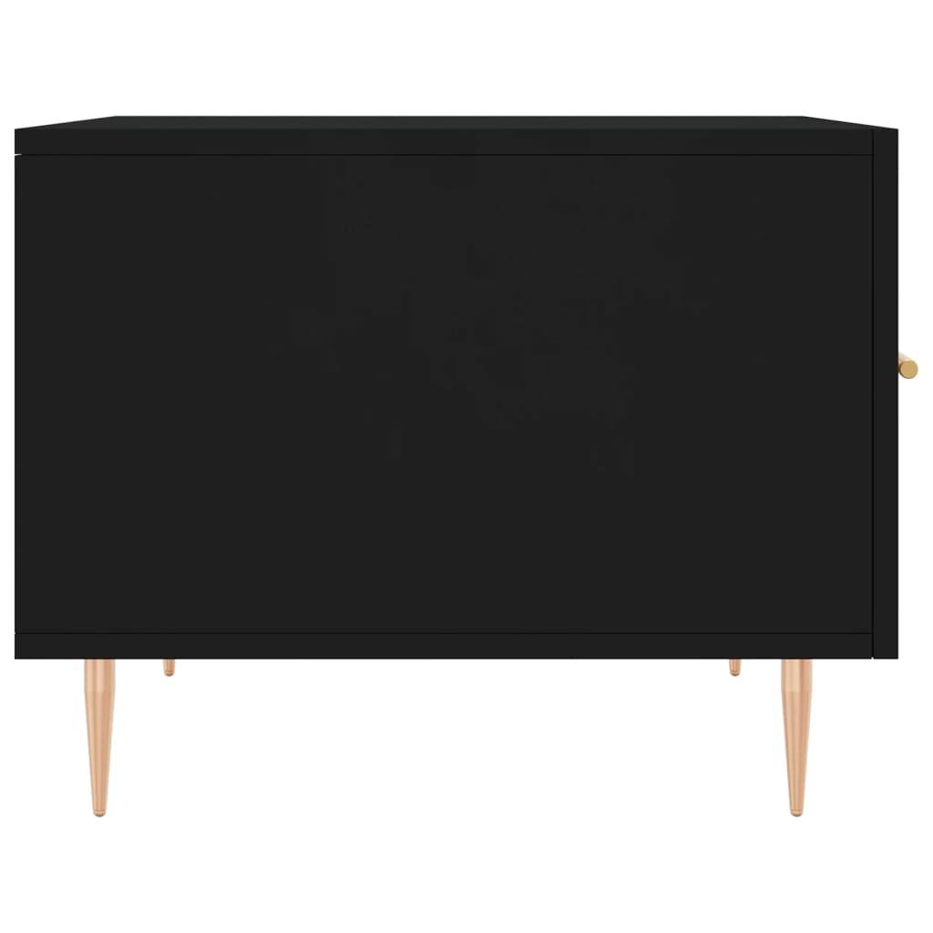 Tavolini da Salotto 2 pz Neri 50x50x40 cm in Legno Multistrato
