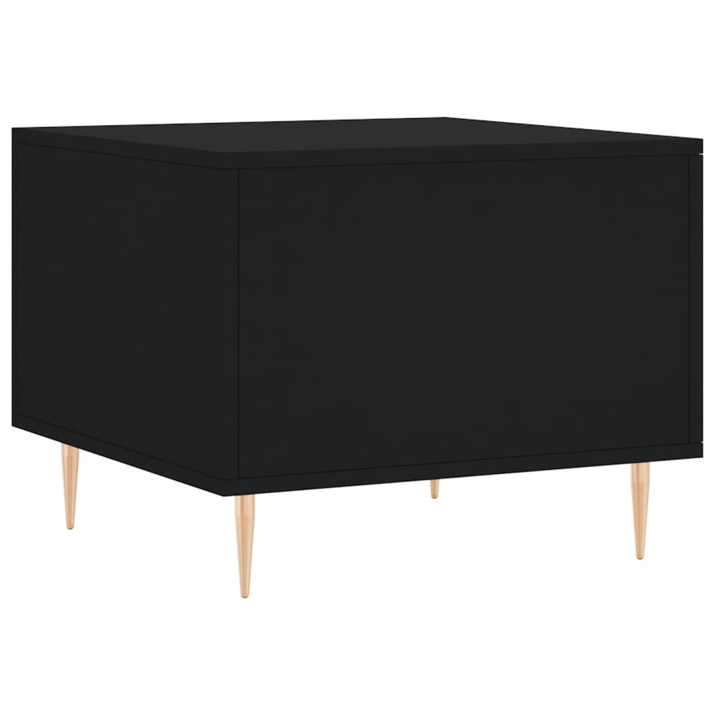Tavolini da Salotto 2 pz Neri 50x50x40 cm in Legno Multistrato