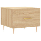 Tavolini Salotto 2pz Rovere Sonoma 50x50x40cm Legno Multistrato