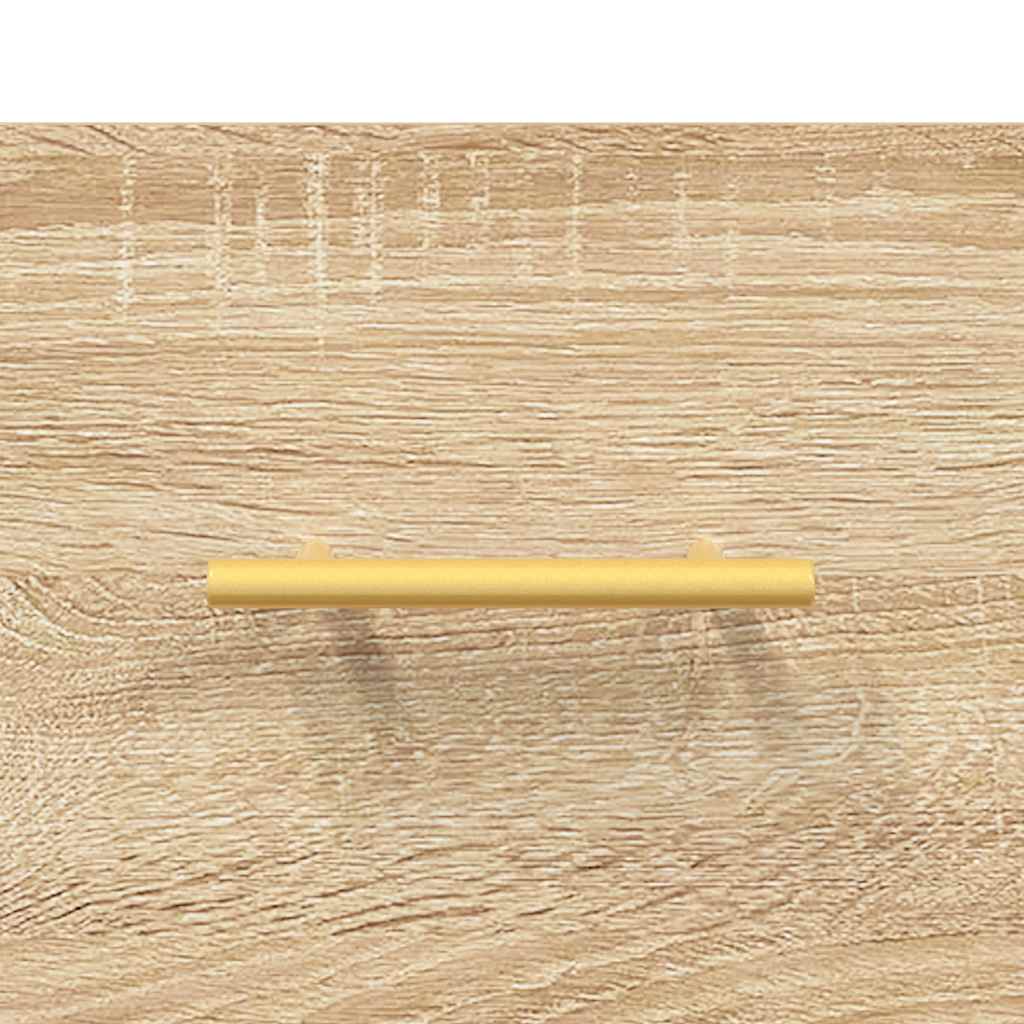 Tavolini Salotto 2pz Rovere Sonoma 50x50x40cm Legno Multistrato