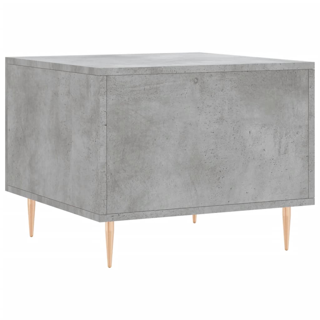 Tavolini Salotto 2pz Grigio Cemento 50x50x40 Legno Multistrato